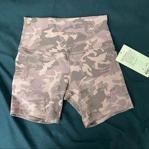 Lululemon Align HR Short 6 Pink Camo